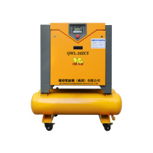 15KW 20HP All in One Air-Compressors Lubricated Industrial Screw Compressor with Inverter